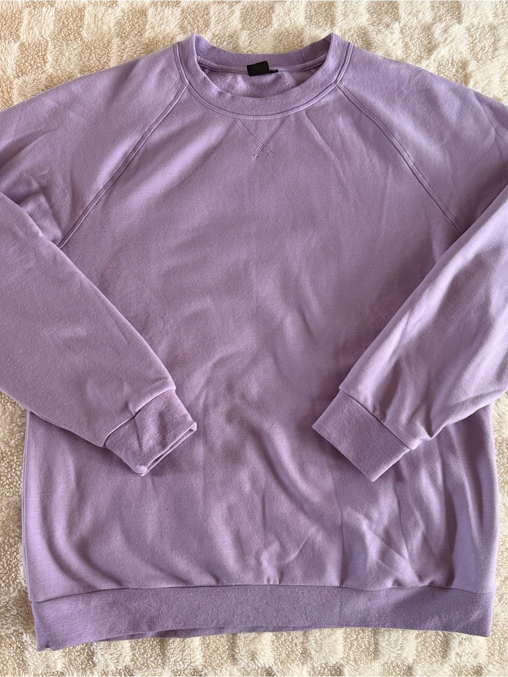 Woolx Medium Lavender Crewneck Sweatshirt
